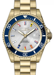 Invicta Men's 49886 Pro Diver  Quartz 3 Hand Silver Dial Watch