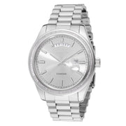 Invicta Men's 48759 Elite Diamond  Quartz 3 Hand Silver Dial Watch
