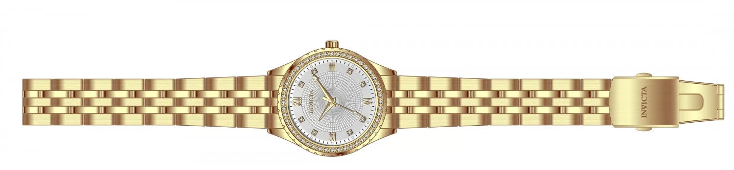 Invicta 33mm Specialty Dorado (Compra 2 Relojes y Recibe 1 Perfume Lattafa Mini Gratis)