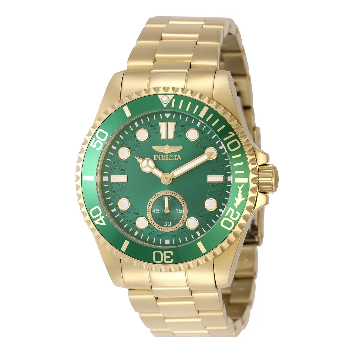 Invicta Men's 49430 Pro Diver Quartz VD78 Green Dial Watch