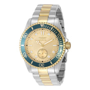 Invicta Men's 49425 Pro Diver Quartz VD78 Gold Dial Watch