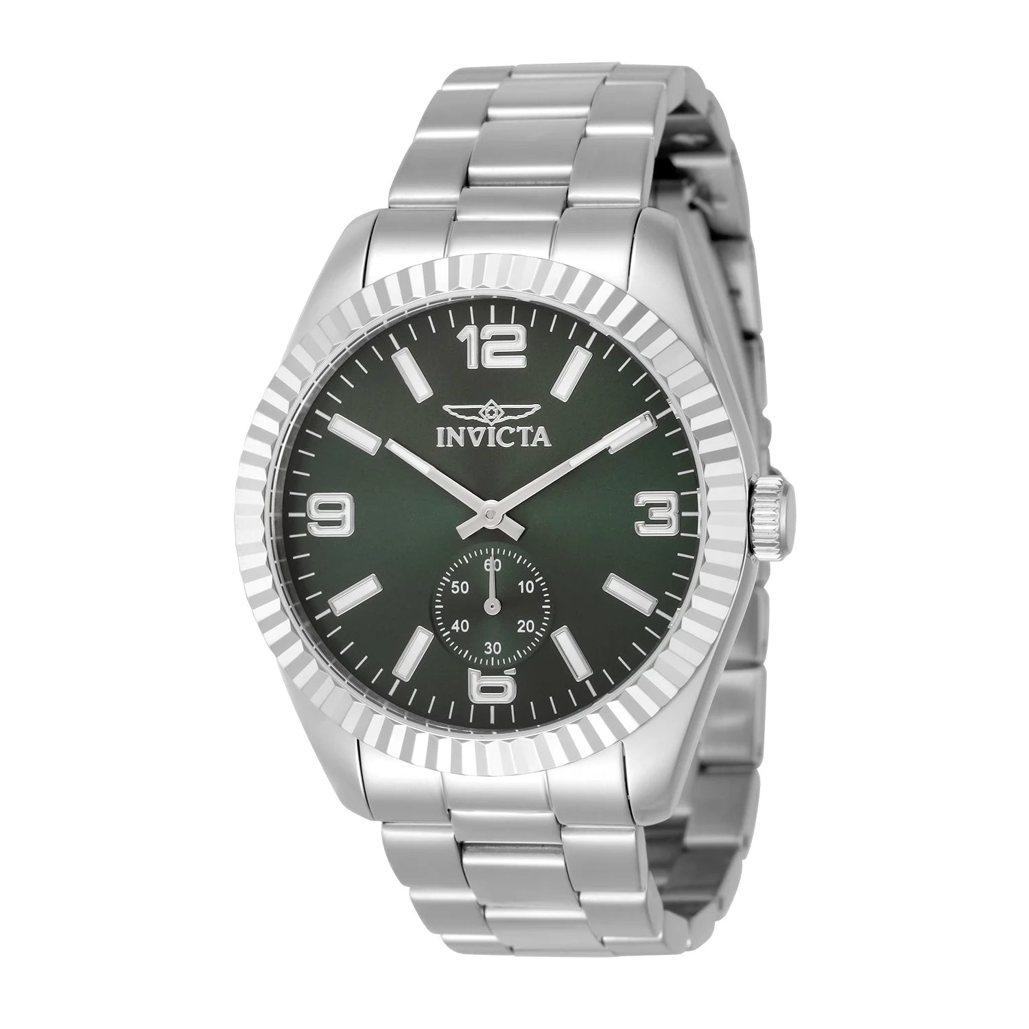 Invicta Men's 49358 Specialty  Quartz Multifunction Green Dial Watch