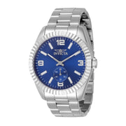 Invicta Men's 49382 Specialty  Quartz Multifunction Blue Dial Watch