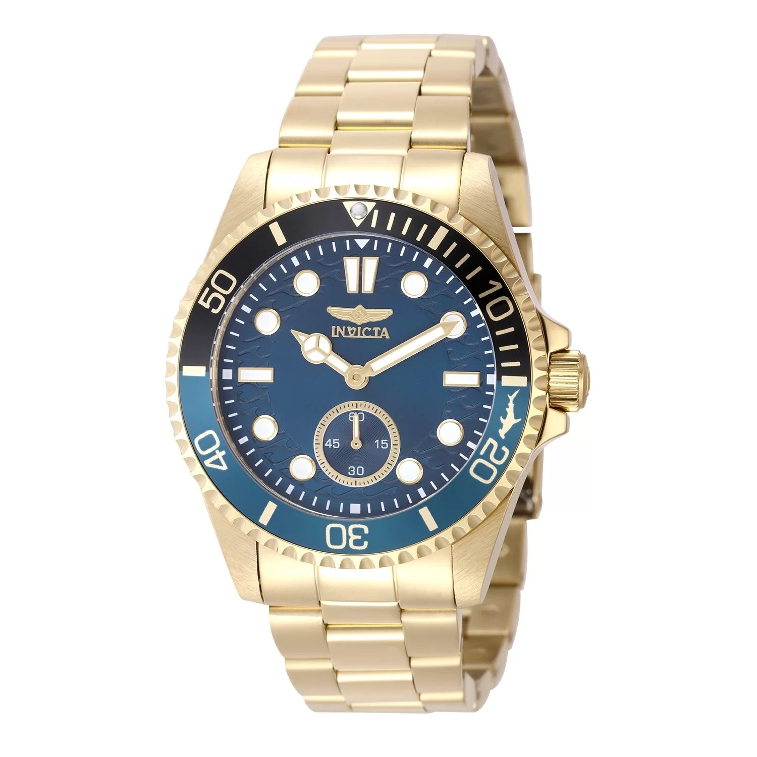 Invicta Men's 49435 Pro Diver Quartz VD78 Blue Dial Watch