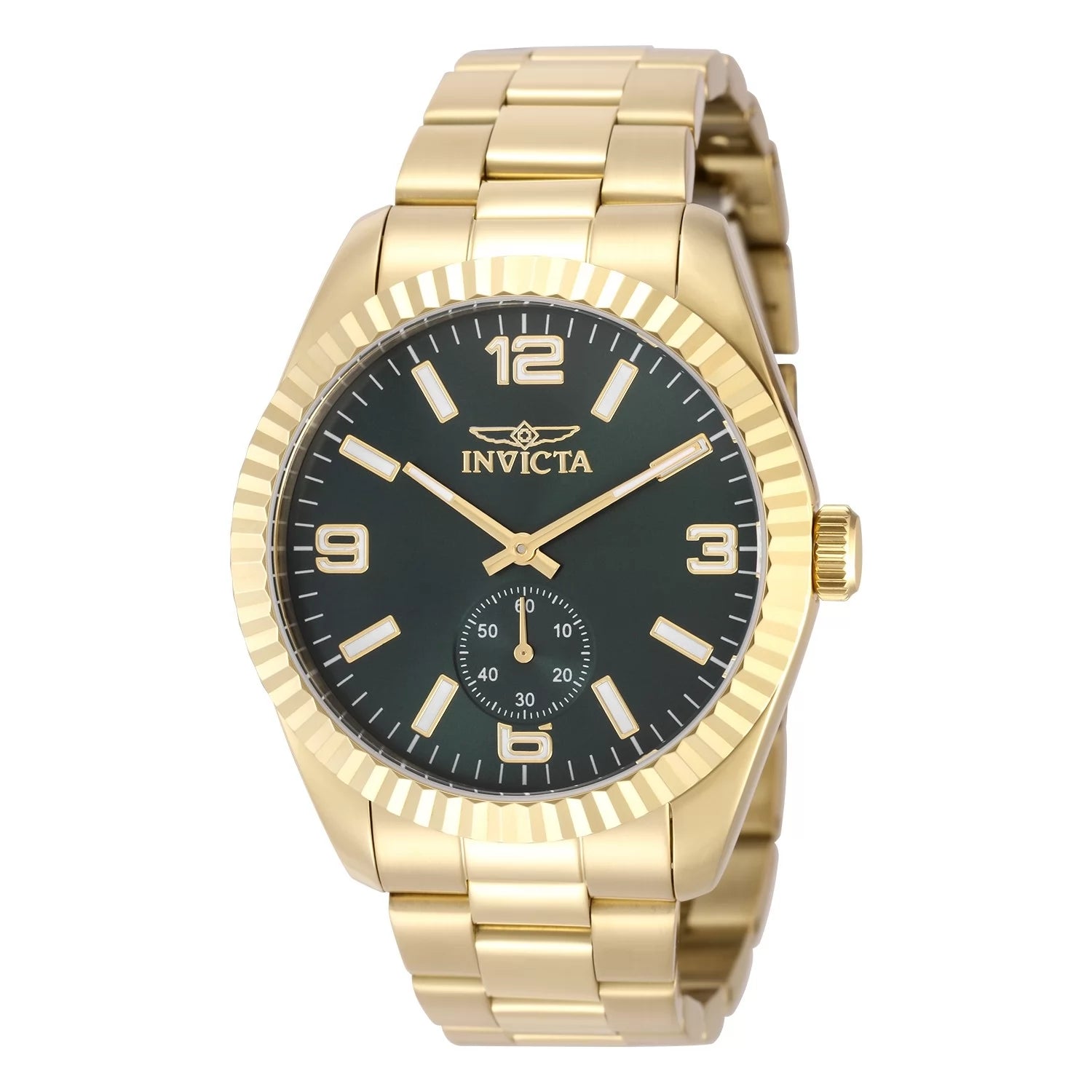 Invicta Men's 49390 Specialty  Quartz Multifunction Green Dial Watch