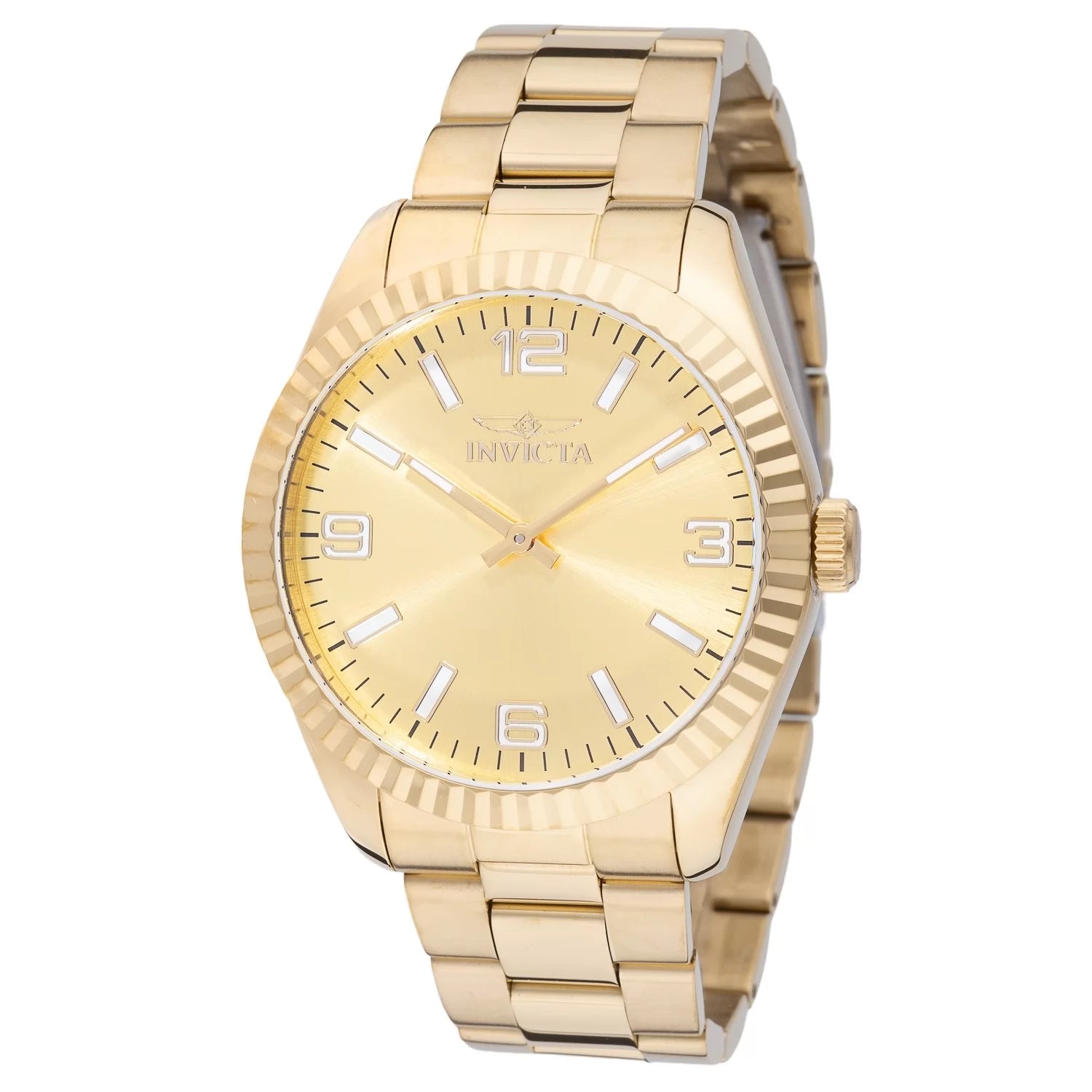 Set de Pareja: Invicta 43mm y 36mm Specialty Oro con Oro