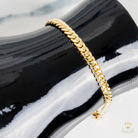 Pulsera Cubana miami 4.2mm 10K Oro Real