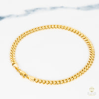 Pulsera Cubana miami 4.2mm 10K Oro Real