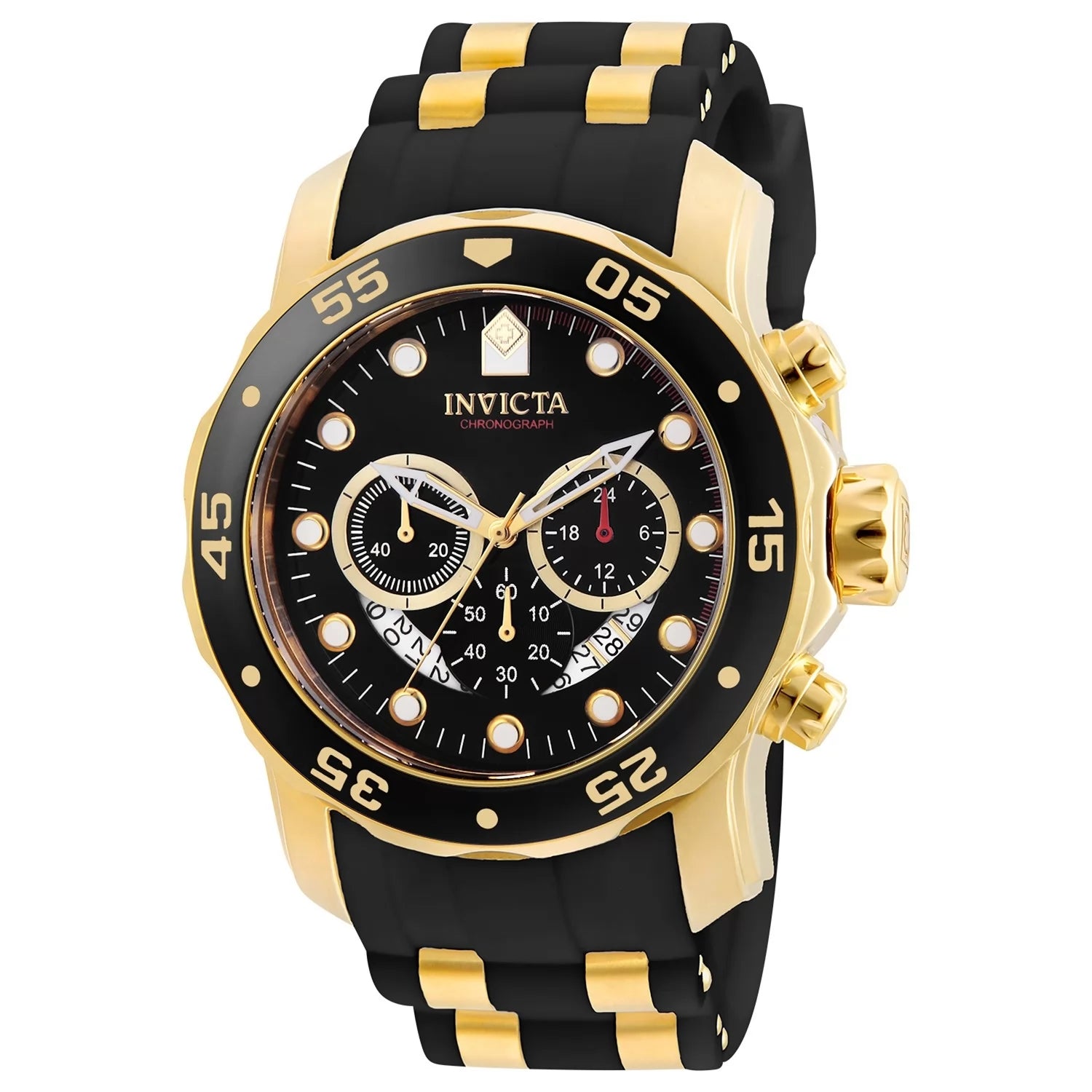 Invicta Men's 6981 Pro Diver Quartz Multifunction Black Dial Watch