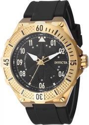 Invicta Men's 39889 Aviator  Quartz Multifunction Black Dial Watch