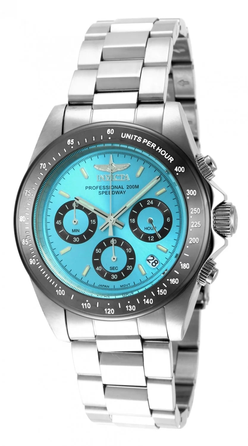 Invicta Women's 15589 Speedway Quartz Chronograph Light Blue Dial Watch