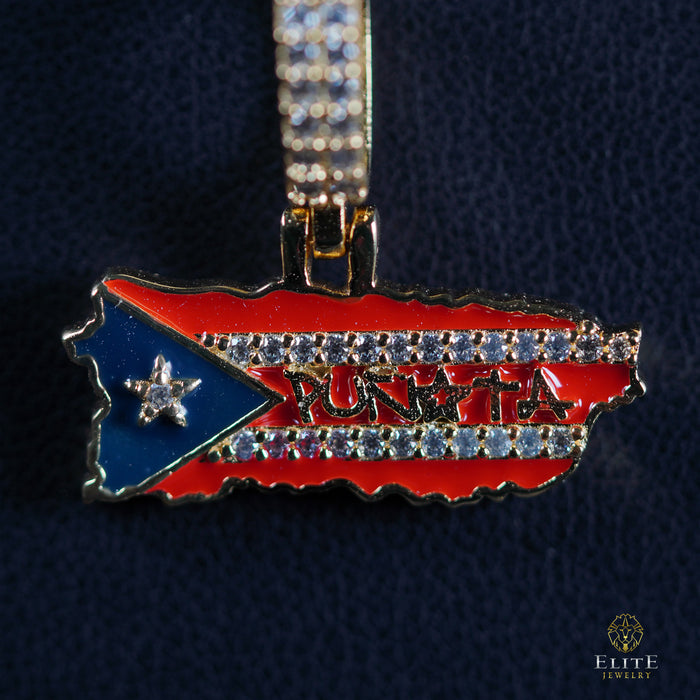 Set de Puerto Rico con Bandera - Elite Jewelry Store 