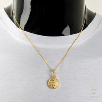Baloncesto con Piedras Moissanite + Cadena