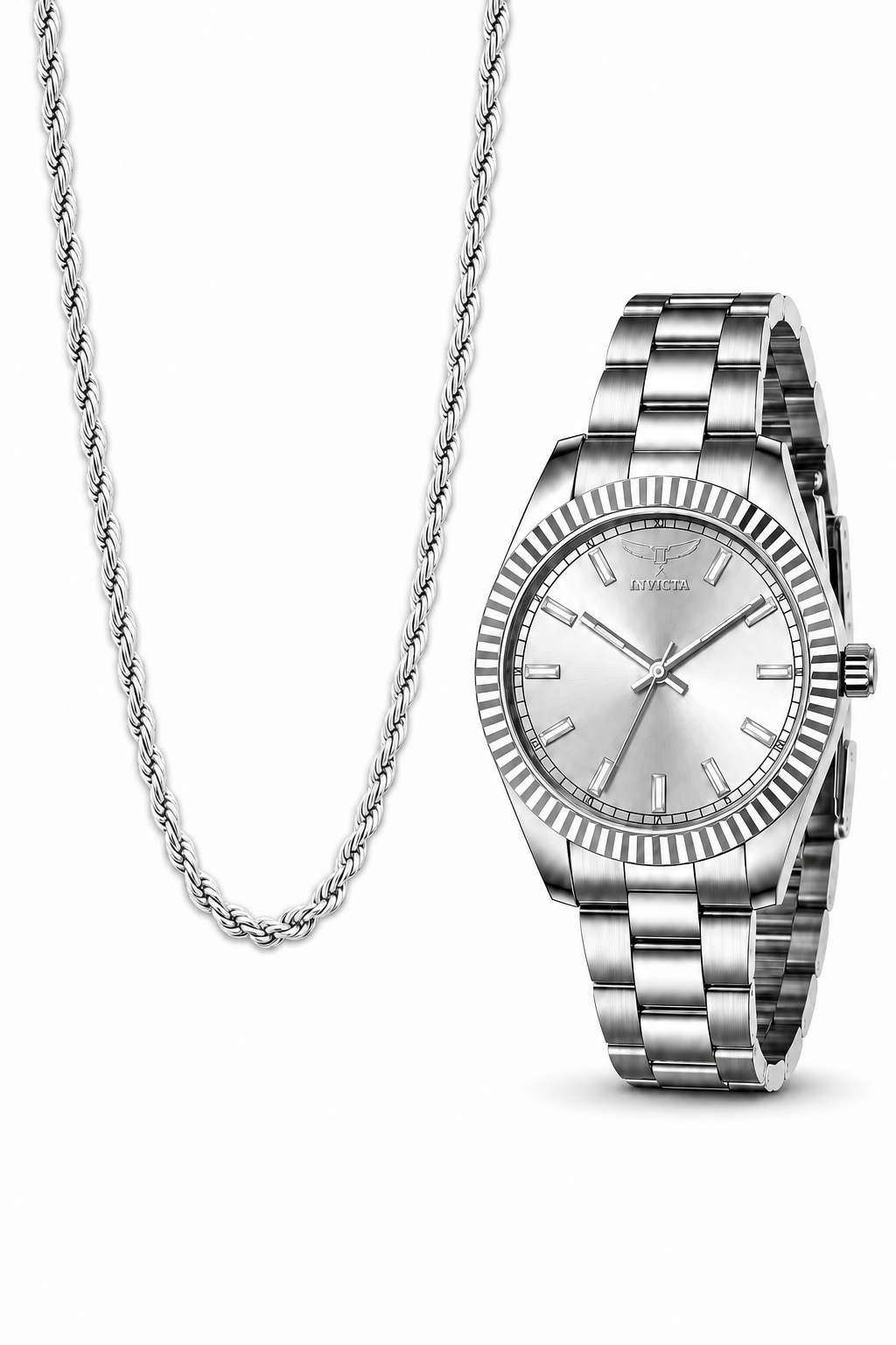 Oferta #127: Invicta Specialty 40mm Plata + Soga 3mm Plata