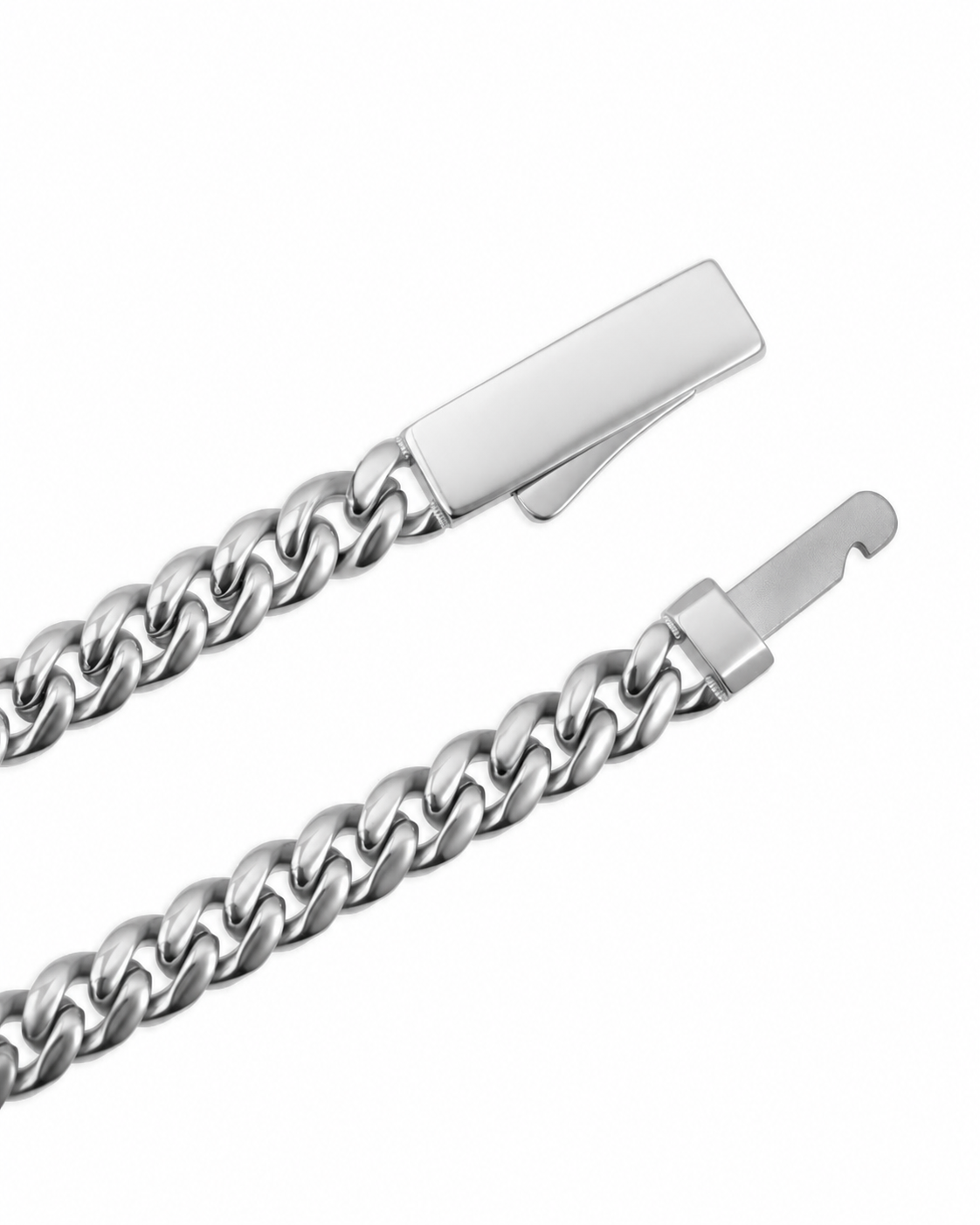 Pulsera Cubana Miami 5mm Plata