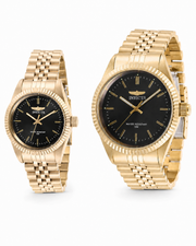 Oferta #108: Set de Pareja Invicta Dorado / Negro