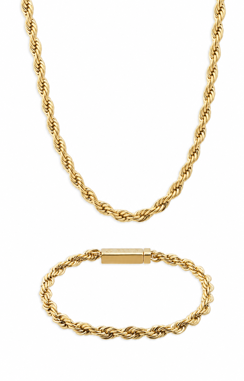 Oferta #119: Set Soga 5mm Dorada + Pulsera