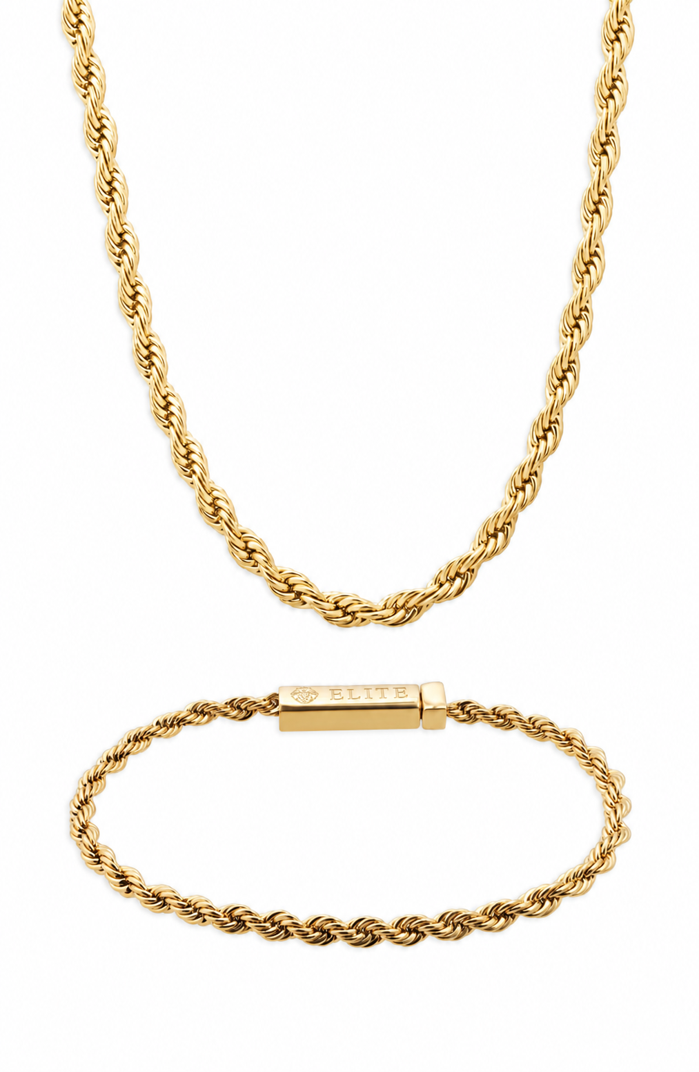 Oferta #121: Set Soga 3mm Dorada + Pulsera