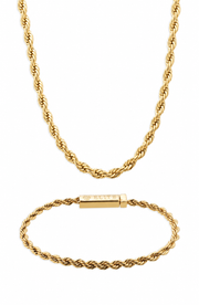 Oferta #121: Set Soga 3mm Dorada + Pulsera