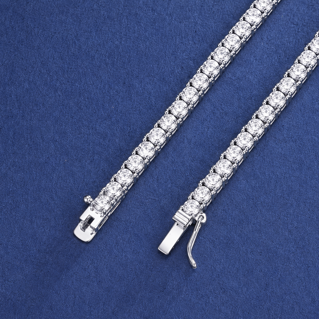 Cadena Tennis 3mm Plata