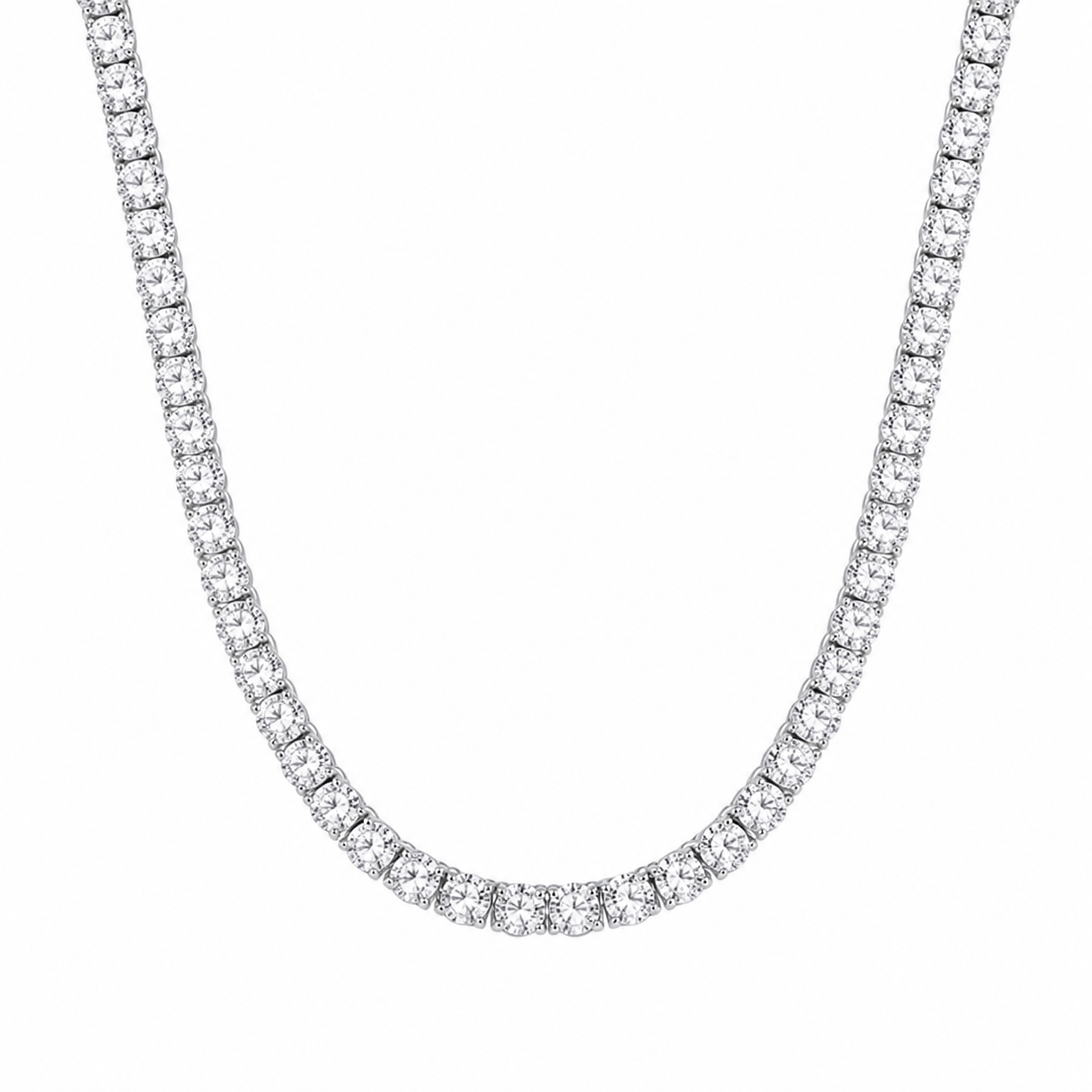 Cadena Tennis 5mm Plata