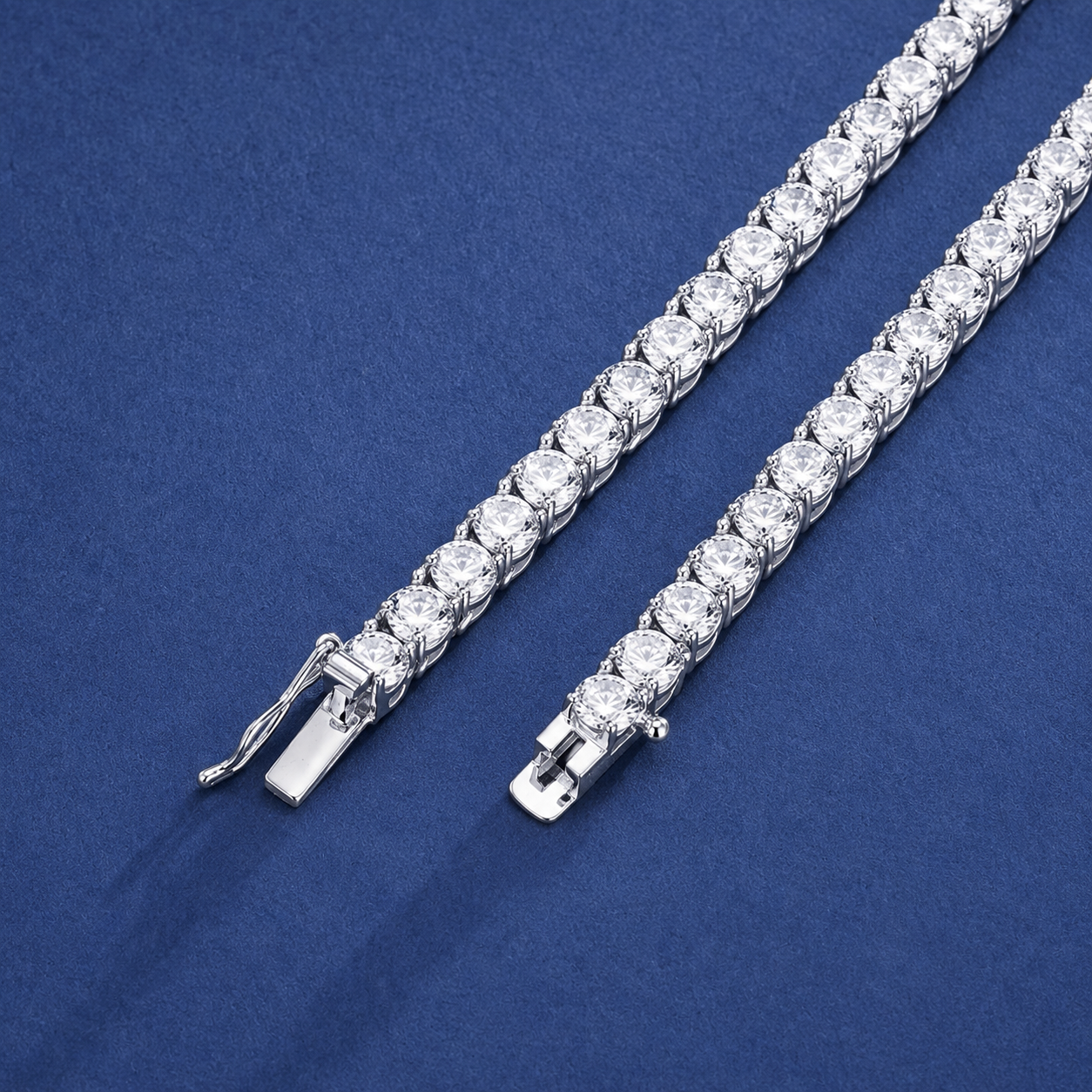 Cadena Tennis 5mm Plata