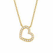 Pendant Corazón Celestial 100% Moissanite + Cadena Gratis - Oferta Día de los Padres (Compra 1 y Escoge Otro Pendant Gratis)