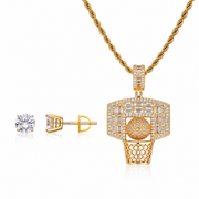Oferta #26: Pendant Basketball + Cadena Gratis + Pantallas Moissanite