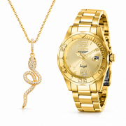 Oferta #133: Invicta Angel + Pendant Serpiente 100% Moissanite