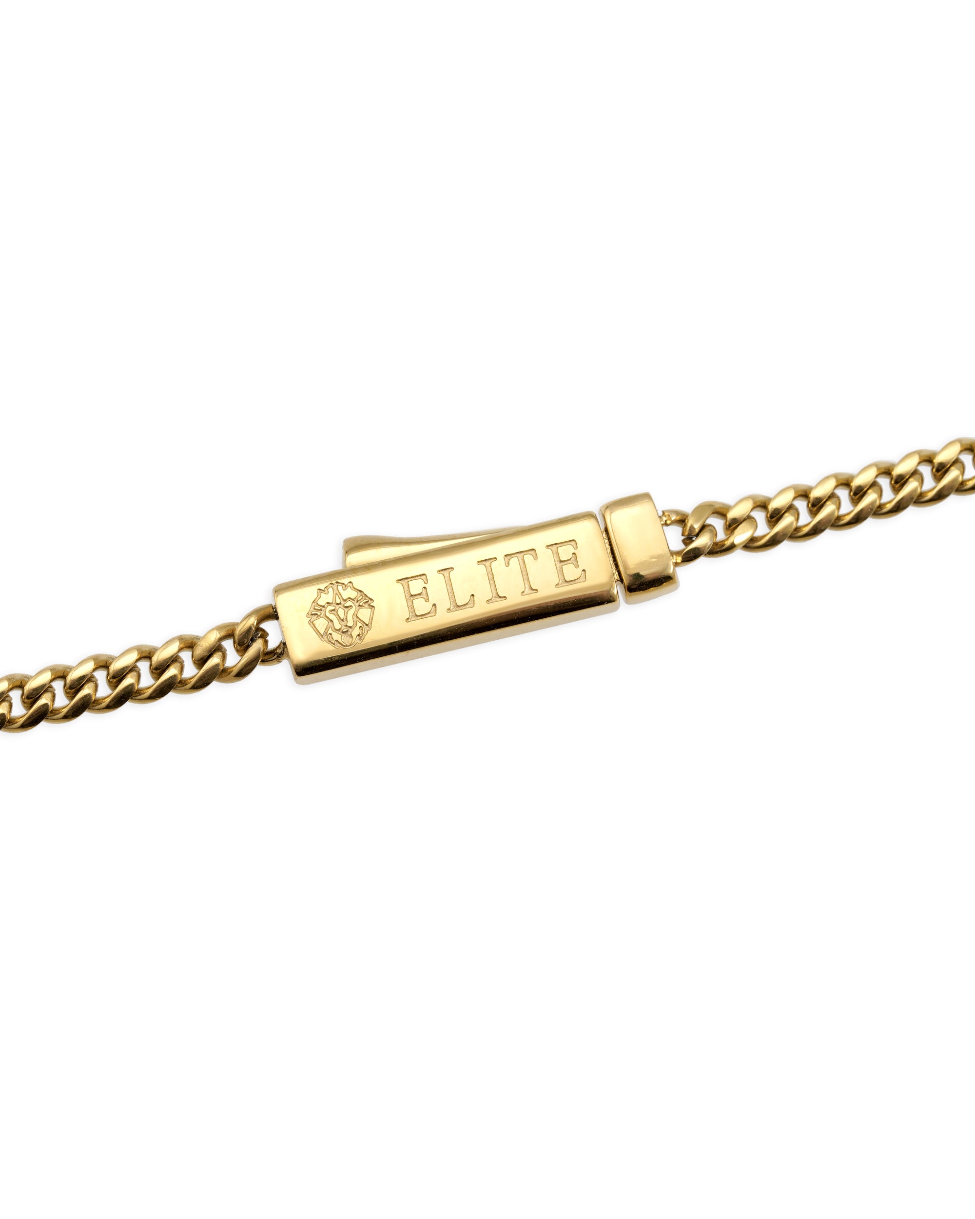 Pulsera Cubana 3mm Dorada