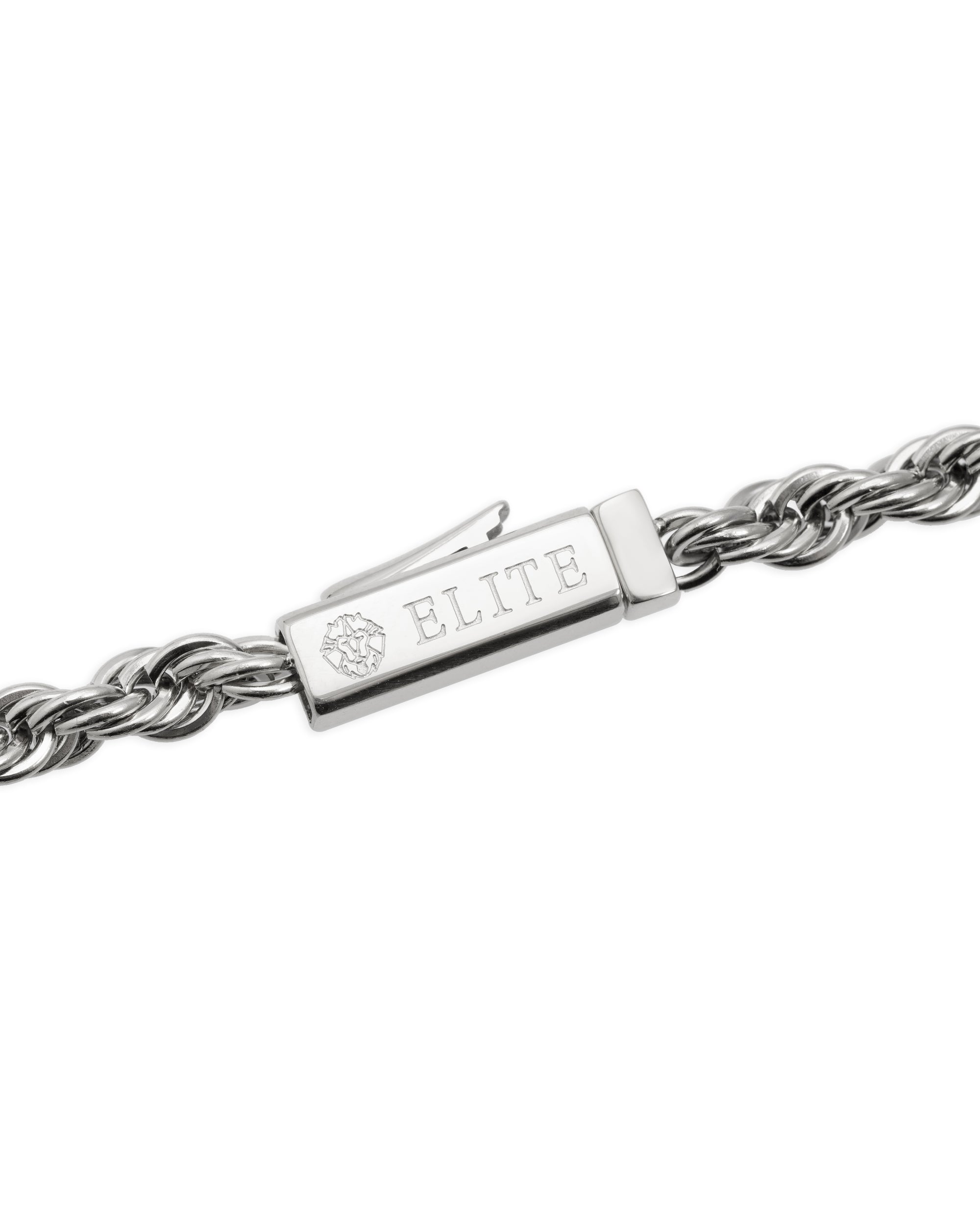 Pulsera Soga 5mm Plata