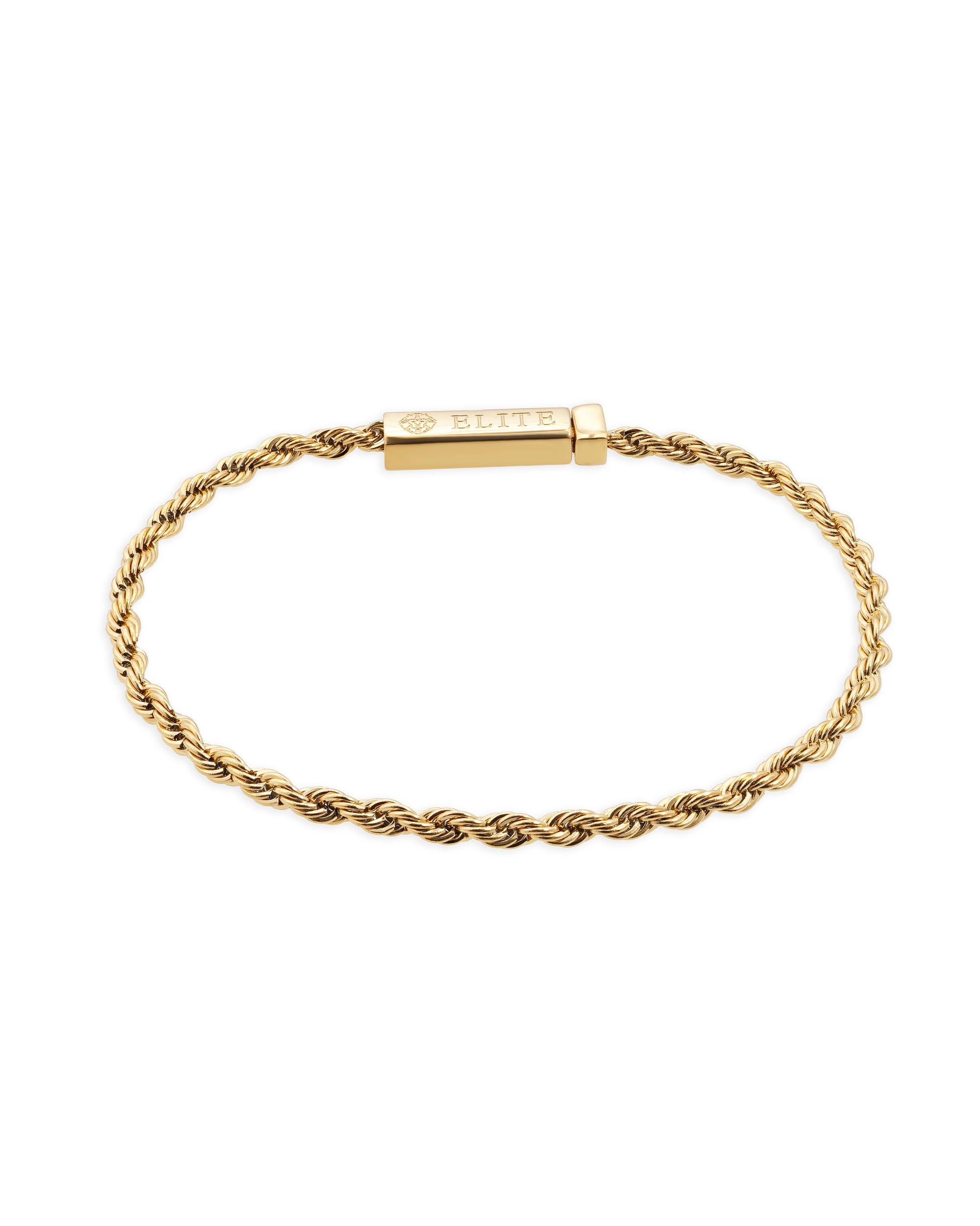 Pulsera Soga 3mm Dorada