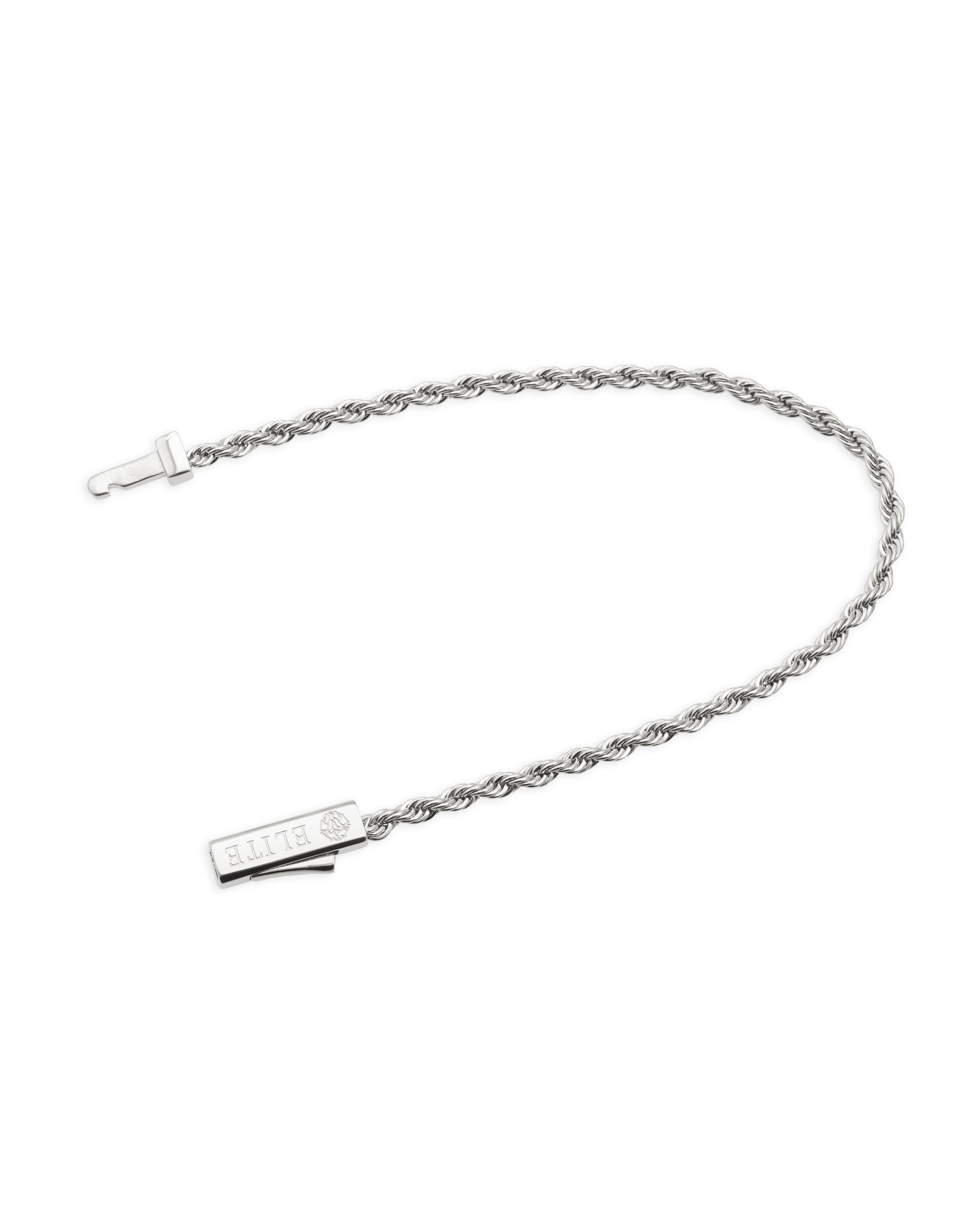 Pulsera Soga 3mm Plata