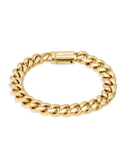 Pulsera Cubana 10mm Dorada