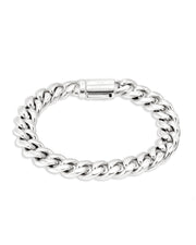 Pulsera Cubana 10mm Plata