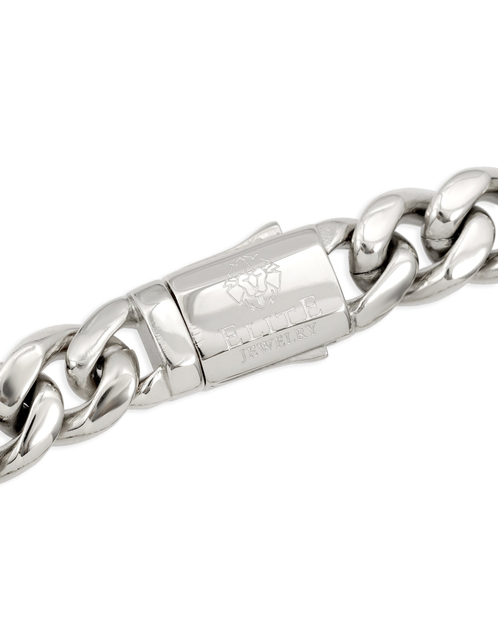 Pulsera Cubana 10mm Plata