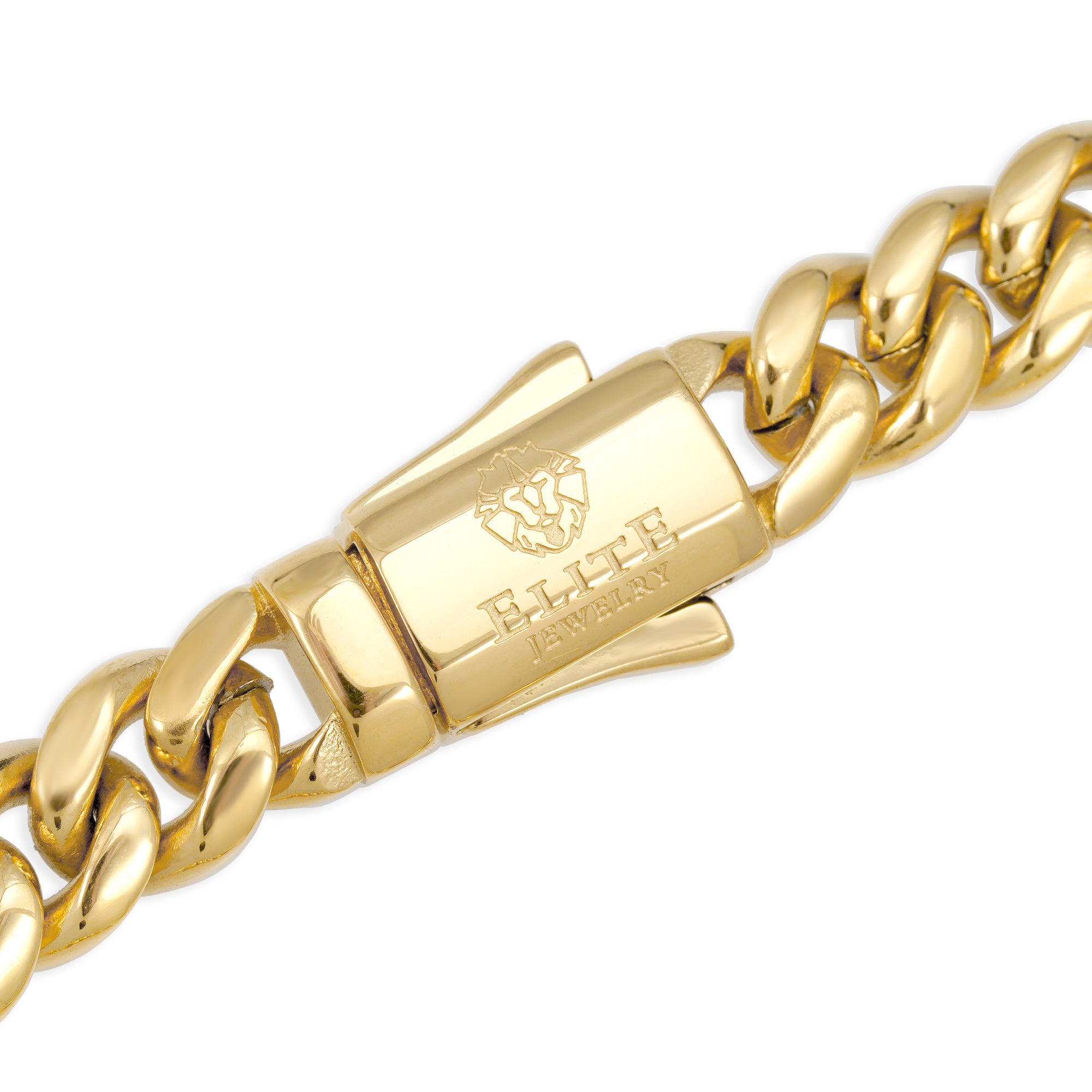 Oferta #125: Set Cubana 8mm Dorado + Pulsera