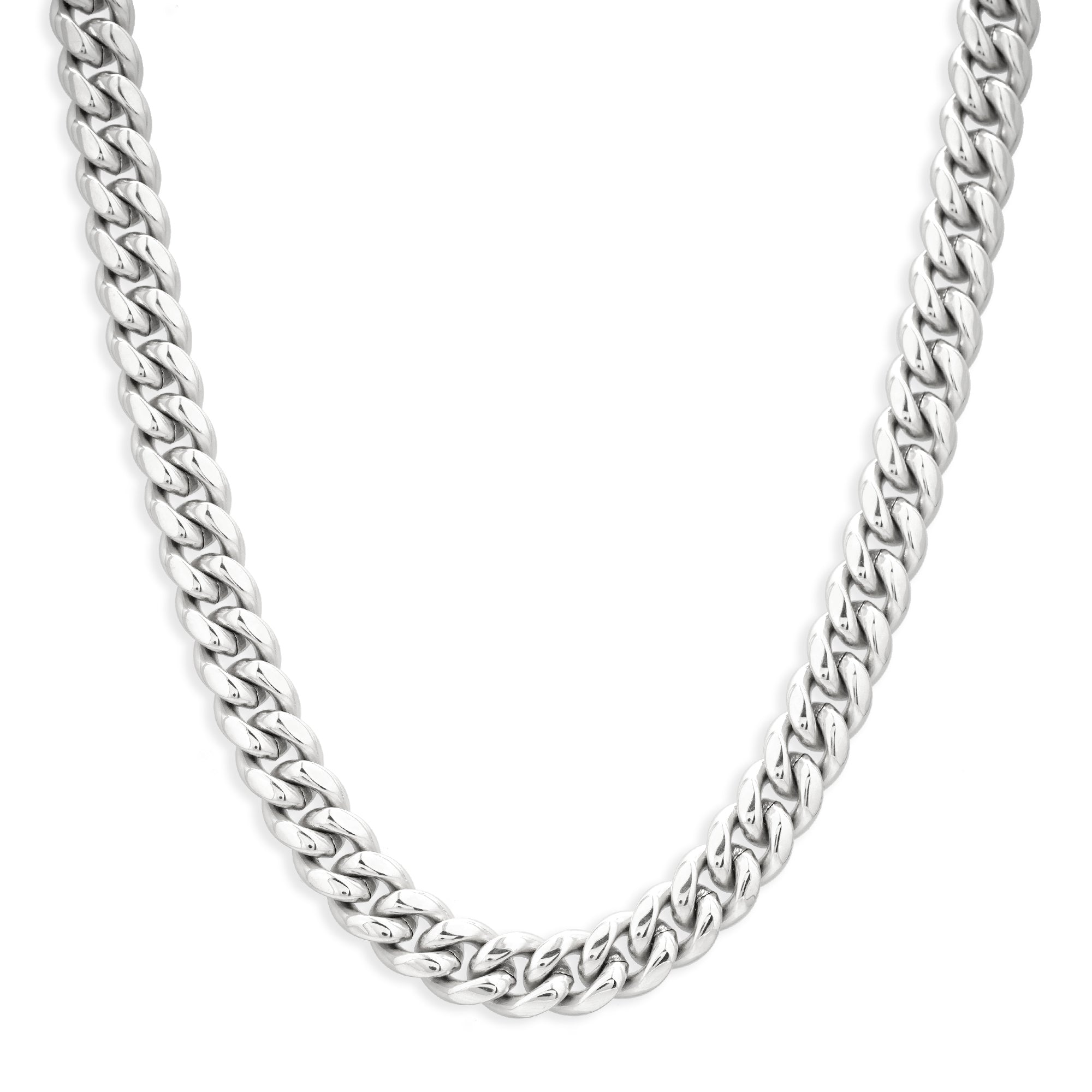 Oferta #126: Set Cubana 8mm Plata + Pulsera