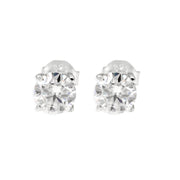 Pantallas Dormilonas 6mm - 100% Moissanite (Plata)