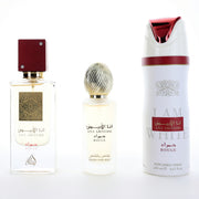 Elite Jewelry | Ana Abiyedh Rouge by Lattafa, 3 Piece Gift Set for Unisex