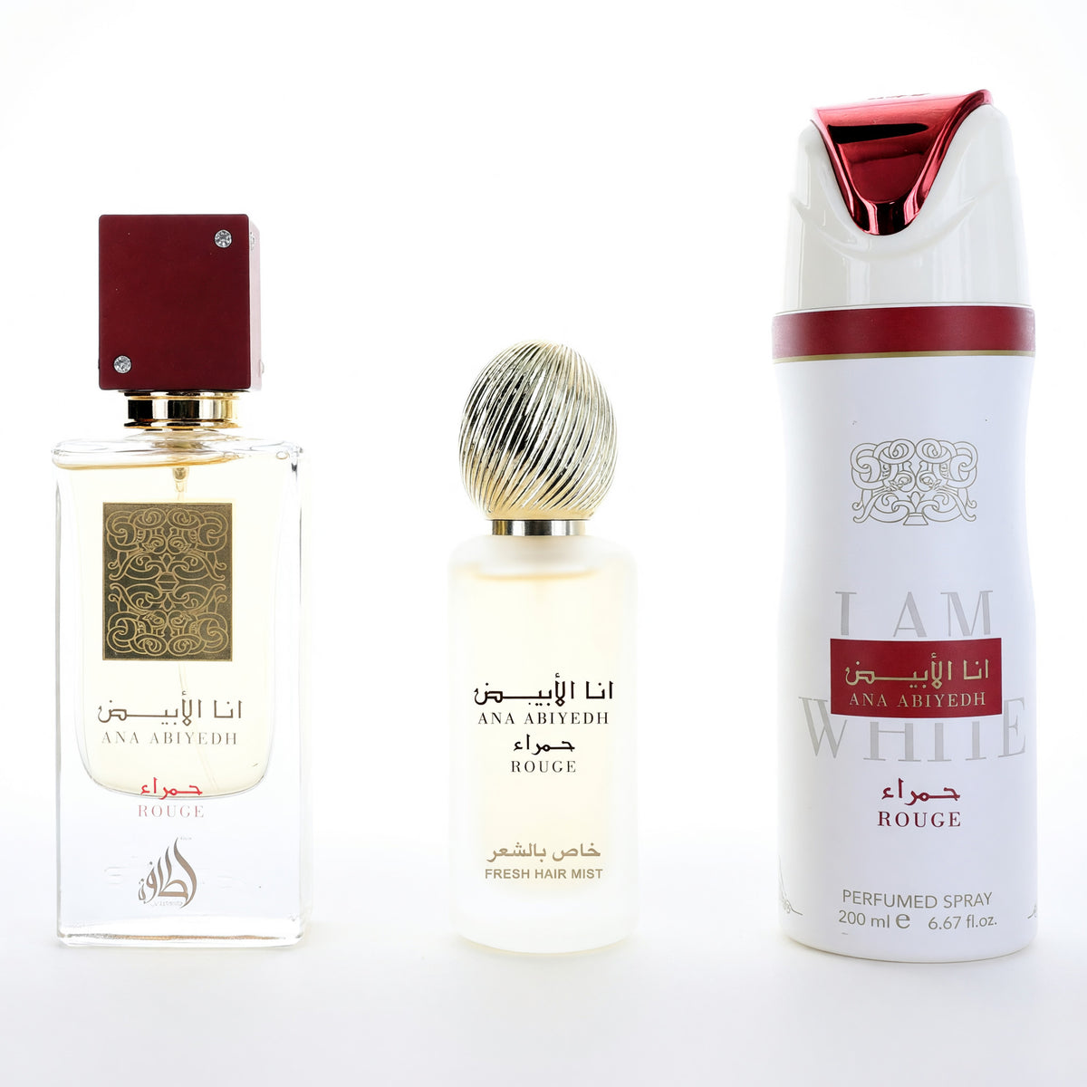 Elite Jewelry | Ana Abiyedh Rouge by Lattafa, 3 Piece Gift Set for Unisex