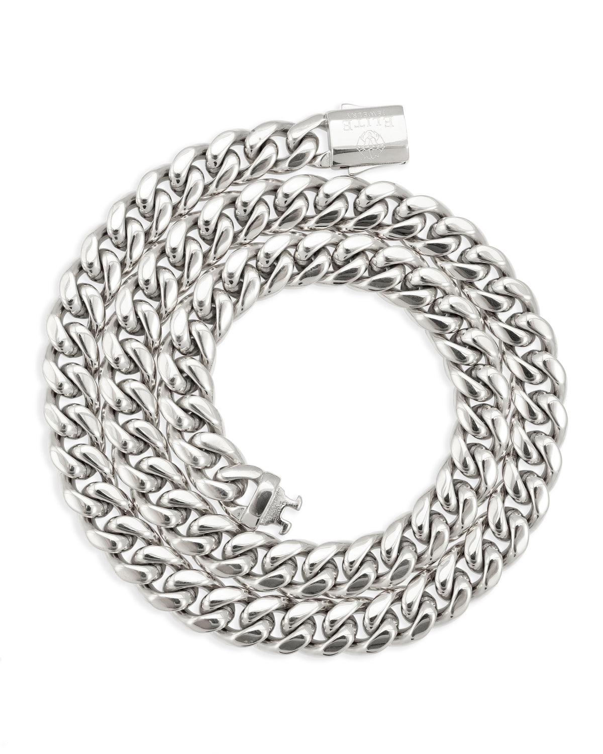 Elite Jewelry | Cubana 10mm Plata — fotografía 2