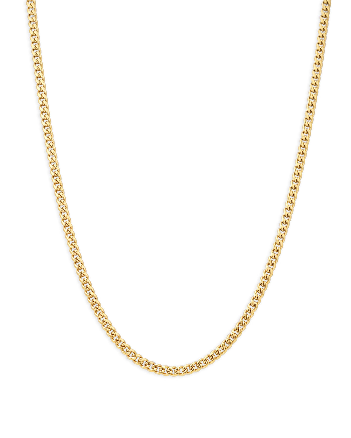 Elite Jewelry | Cubana 3mm Dorada — fotografía 1