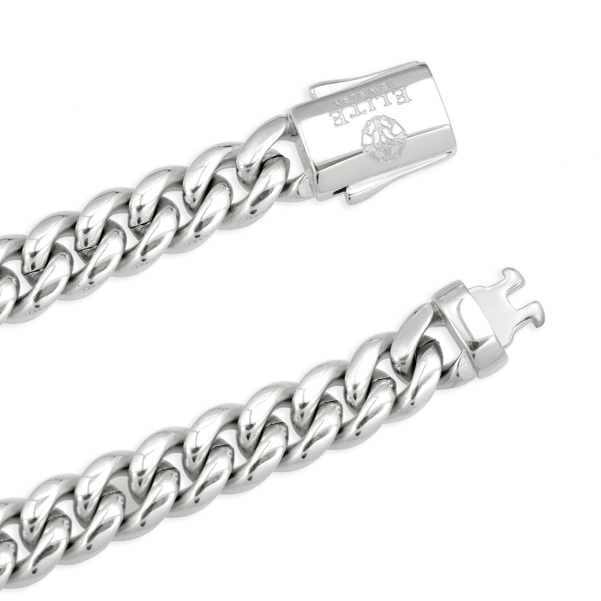 Elite Jewelry | Cubana 8mm Plata — fotografía 2