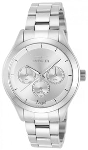 Elite Jewelry | Invicta Women's 12465 Angel  Quartz Chronograph Silver Dial Watch