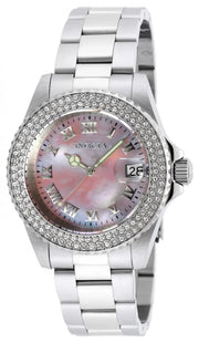 Elite Jewelry | Invicta Women's 19874 Angel Quartz 3 Hand Light Pink Dial Watch