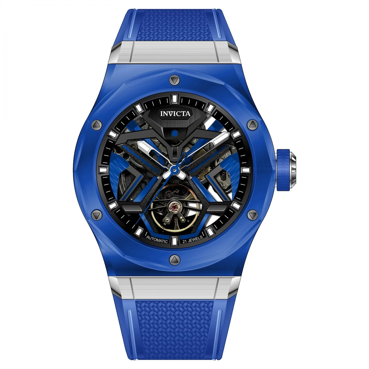 Elite Jewelry | Invicta Men's 69543 Celestial Mechanical 3267z Steel Dial Watch