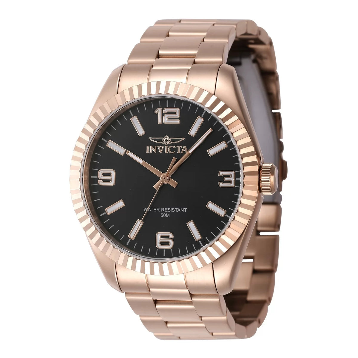 Elite Jewelry | Invicta Men's 47461 Specialty Quartz 3 Hand Black Dial Watch