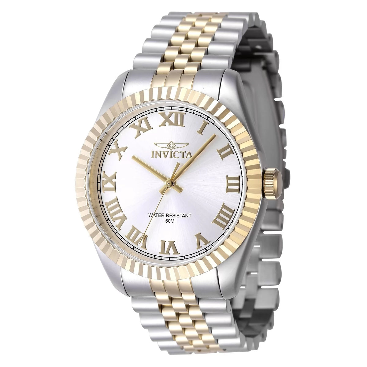 Elite Jewelry | Invicta Men's 47402 Specialty Quartz 3 Hand Silver Dial Watch
