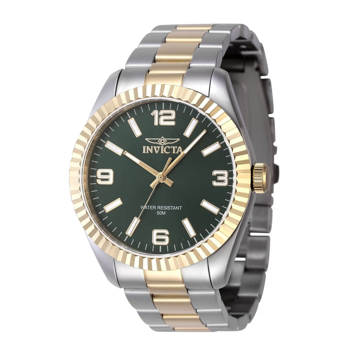 Elite Jewelry | Invicta Men's 47455 Specialty Quartz 3 Hand Green Dial Watch